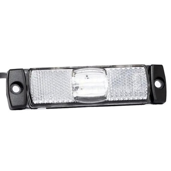 Lampa gabarit 100x32, LED, alba, cu suport urechi, 12-36V, FT-017-B Fristom Lampa gabarit 100x32, LED, alba, cu suport urechi, 12-36V, FT-017-B Fristom
