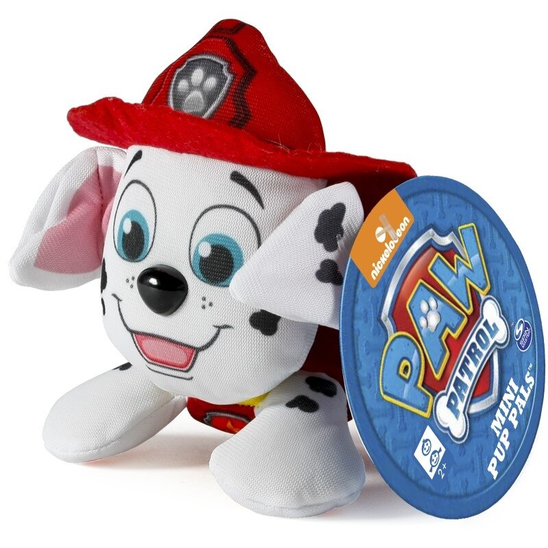 Jucarie de plus mini Paw Patrol, Marshall