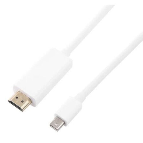 Cablu mini DisplayPort - HDMI DeTech, 1.8m, tata, calitate deosebita, ambalaj individual