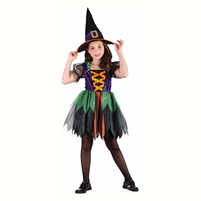 Costum Rainbow Witch 4-6 ani EuroCarnavales