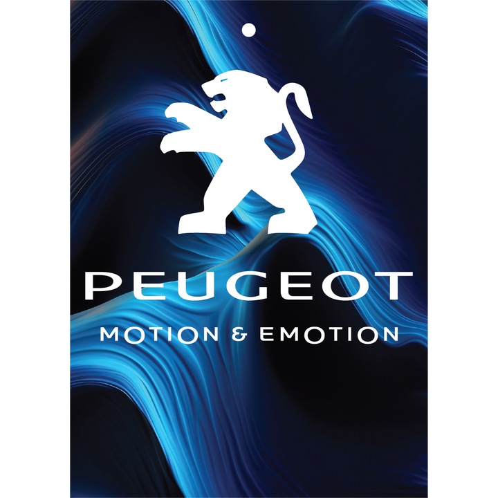 Odorizant auto Peugeot 7,5x10 cm, New Car, Creative Rey®