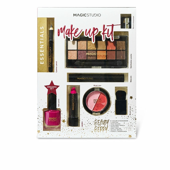 Комплект гримове, Magic Studio, 7 части, Multicolor