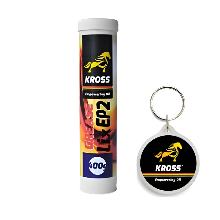 Set vaselina LIX EP-2 si breloc Kross, 400g