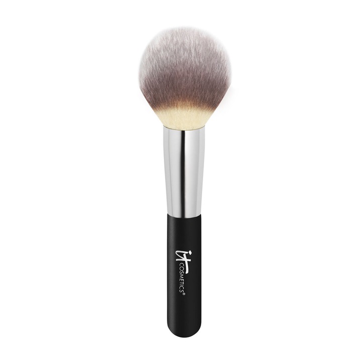 Pensula pudra, IT Cosmetics Heavenly Luxe N 8, maner ergonomic, peri flexibili