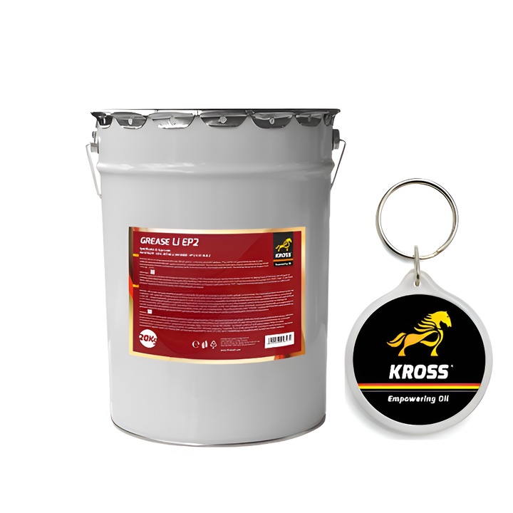 Set vaselina LI EP-2 si breloc Kross, 20Kg