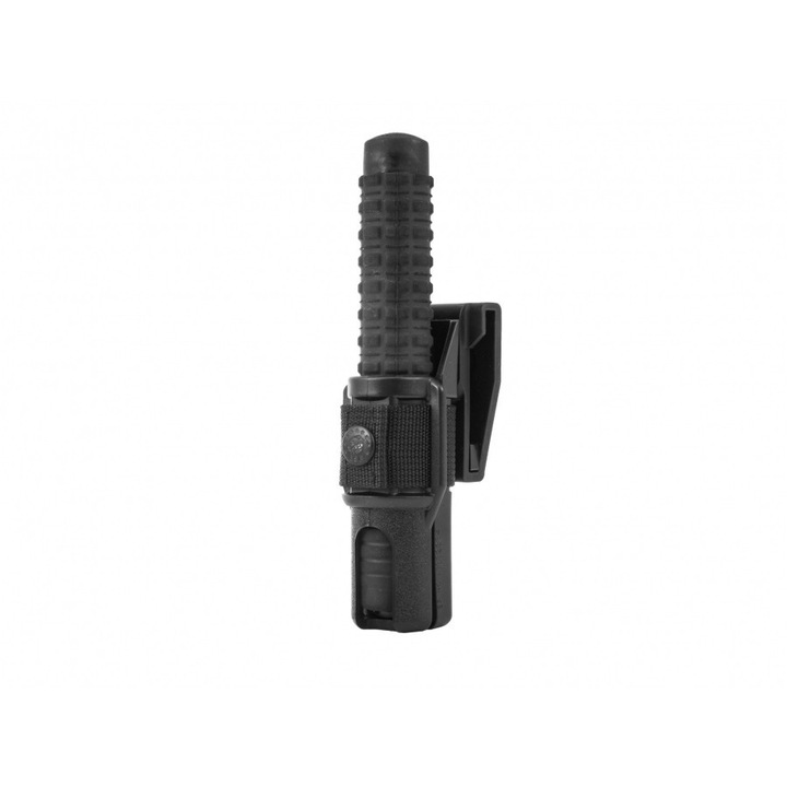 Baston telescopic profesional 18 inch, cu suport din polimer sistem rotativ 360