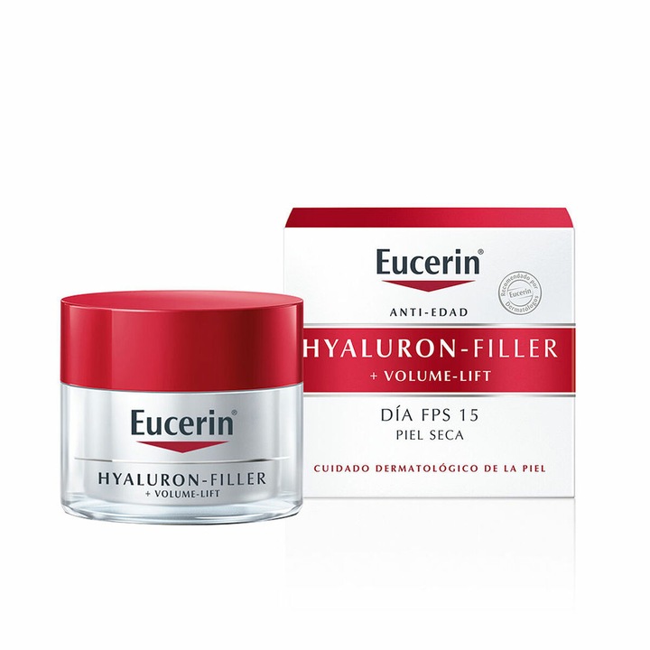 Дневен крем против стареене, Eucerin, Hyaluron Filler/Volume Lift, 50 ml