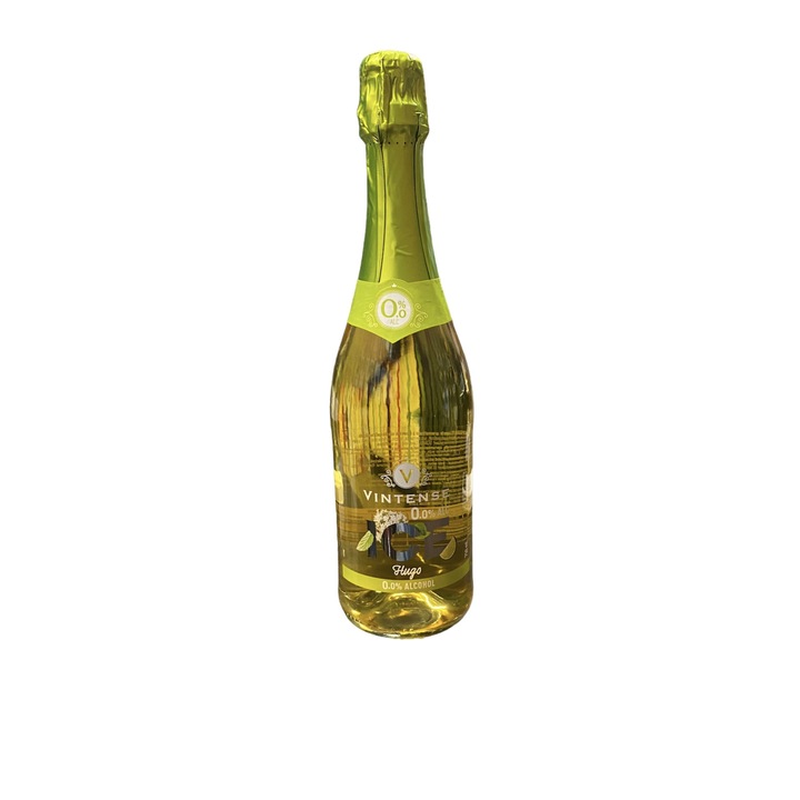 Vin Alb, Spumant, VINTENSE, Soc si Lamaie Verde, Fara Alcool, 0.75cl