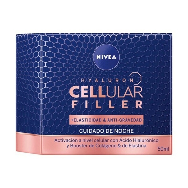 Hidratáló éjszakai krém, Cellular Filler, Nivea, 50 ml