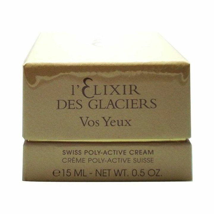 Öregedésgátló szemkörnyékápoló krém, L'Elixir des Glaciers, Valmont, 15 ml