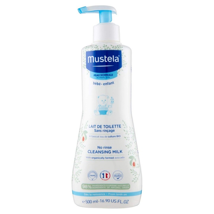 Lotiune de curatare, Mustela, 500 ml