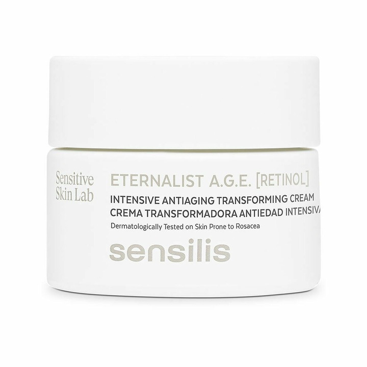 Крем за лице против стареене, Eternalist AGE Intensive Transformer Retinol, Sensilis, 50 ml