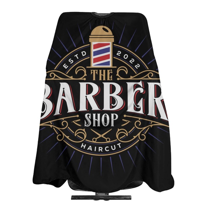 Pelerina barber Ardette, PEL24, Impermeabila, pentru salon coafor barber shop