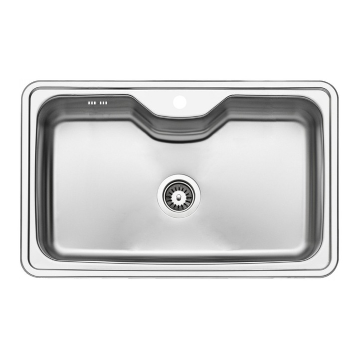 Chiuveta bucatarie, Fortinox, Otel, 80x50 cm