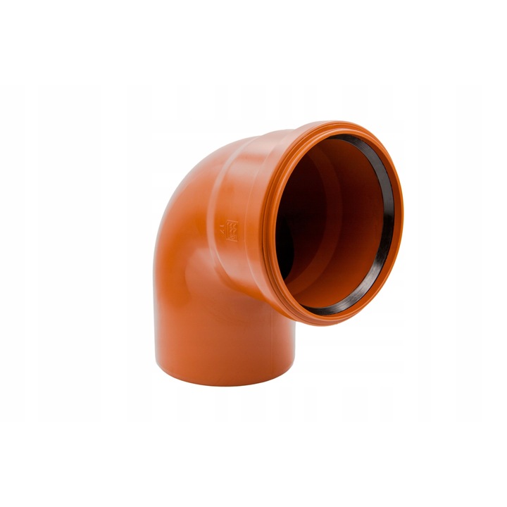 Cot de canalizare, AQUER, PP, 110mm, Portocaliu