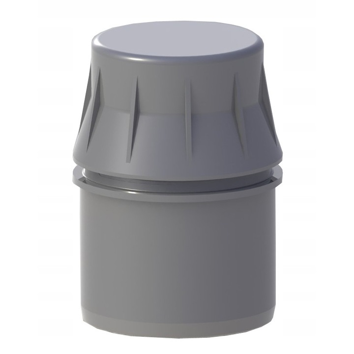 Aerator canalizare, Aquer, 50 mm, Gri