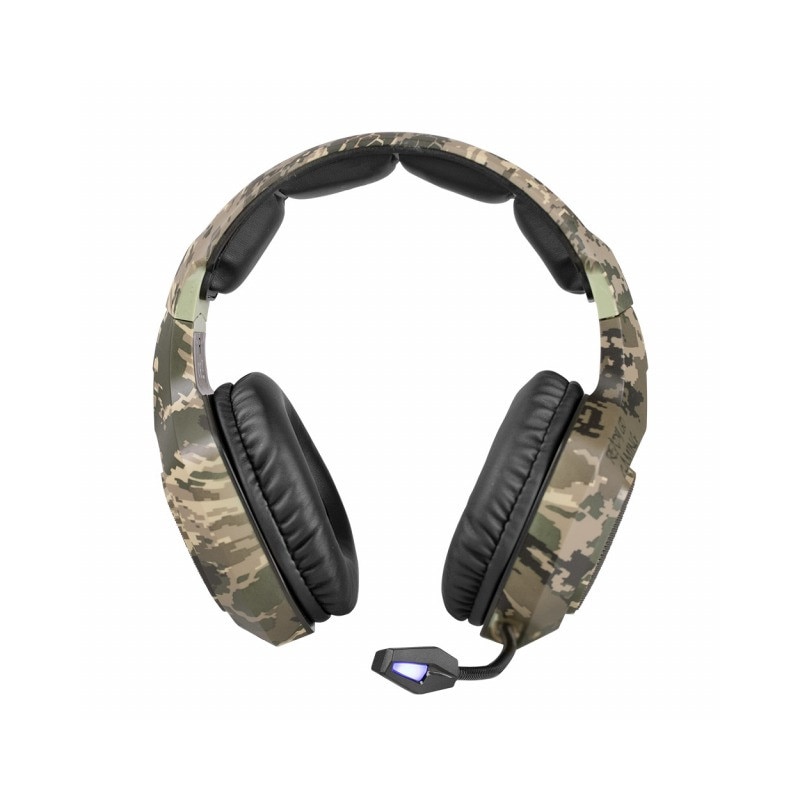 Casti cu microfon, Orava, LIVEBASS-2C, 20 – 20.000 Hz, Camuflaj