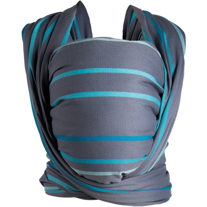 Sling Be Close N17 EKO, Womar Zaffiro, Gri Inchis/Turcoaz