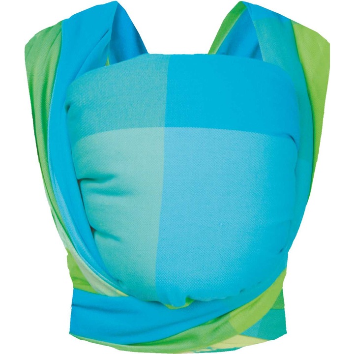 Слинг Be Close N17 EKO, Womar Zaffiro, син/зелен