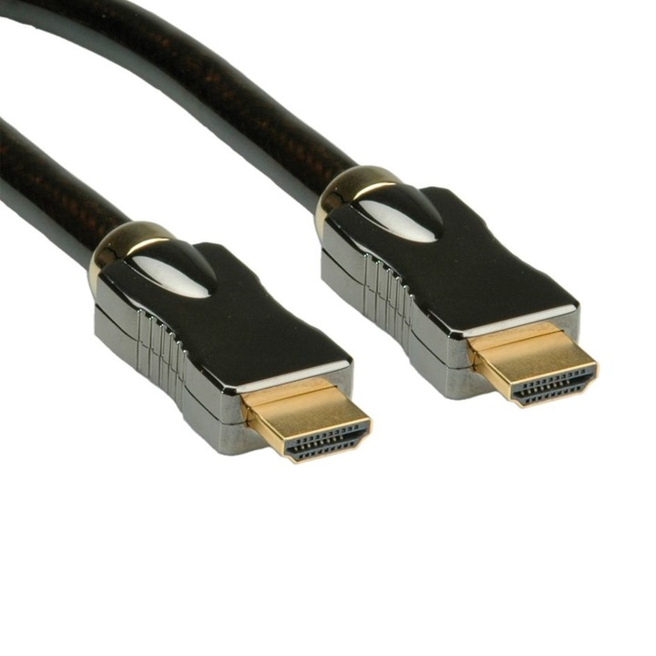 Cablu HDMI Ultra HD cu Ethernet T-T 5 m, Roline