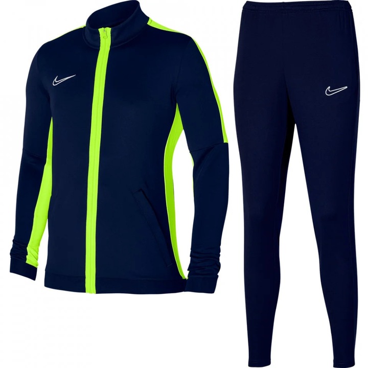 Trening Nike Academy 23 Knit barbati, Verde neon/Bleumarin