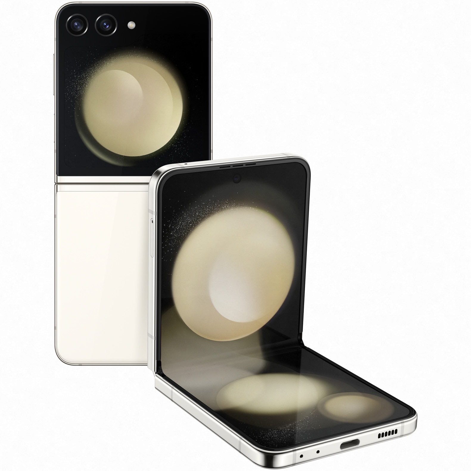 Galaxy Z Flip5 クリーム 256GB Telefon mobil Samsung Galaxy Z Flip5, 8GB RAM, 256GB, 5G
