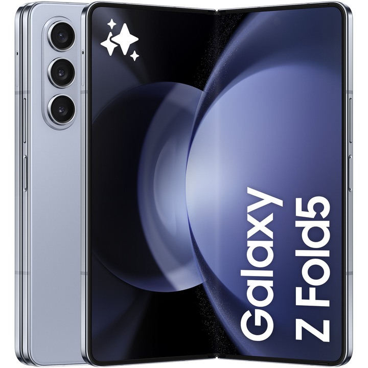 Telefon mobil Samsung Galaxy Z Fold5, 12GB RAM, 512GB, 5G, Icy Blue