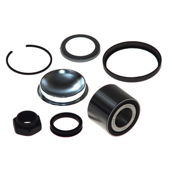 Set rulment roata spate, SKF, Pentru Citroen C2/Pluriel 1007, Negru VKBA3658