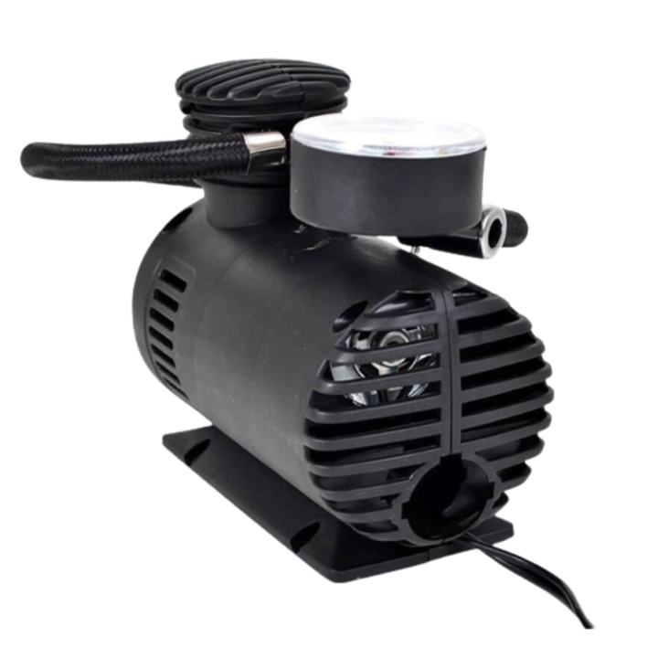 Автомобилен компресор, Rollfast Forward, 12 V, 250 PSI, 3 m кабел, Черен, 12x8x13 cm