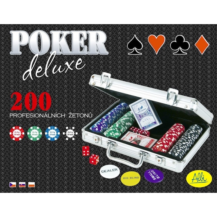 Покер Делукс 200 чипа