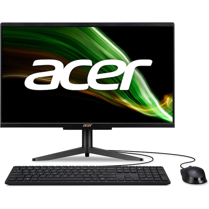 Настолен компютър Acer Aspire C22-1600 All-in-One, Процесор Intel Pentium Silver N6005 (2.0/3.3GHz, 4M), 8 GB, 256 GB SSD M.2 NVMe, Intel UHD Graphics, Free DOS