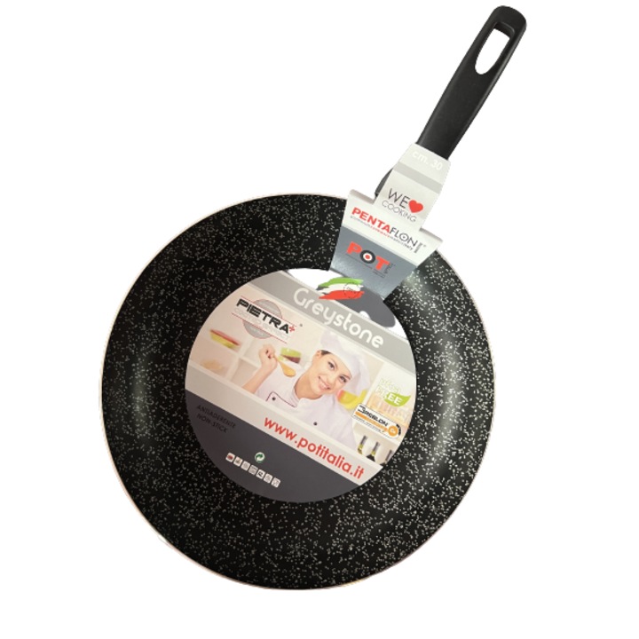 ProBrands serpenyő, Alumínium, Tapadásmentes bevonat, Átmérő 30 cm, Mélység 6 cm