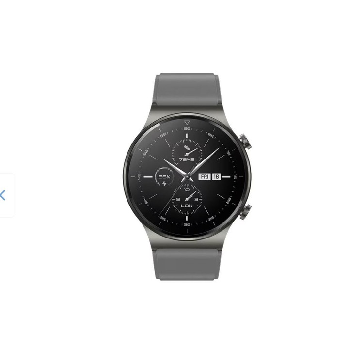 BeSmart szilikon szíj Huawei GT 3/ GT 3 Pro/ GT 2/ GT 2 Pro/ GT-hez, 22 mm, szürke