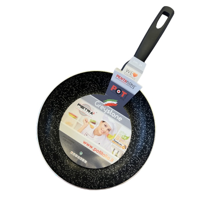 ProBrands serpenyő, Alumínium, Tapadásmentes bevonat, Átmérő 24 cm, Mélység 5 cm