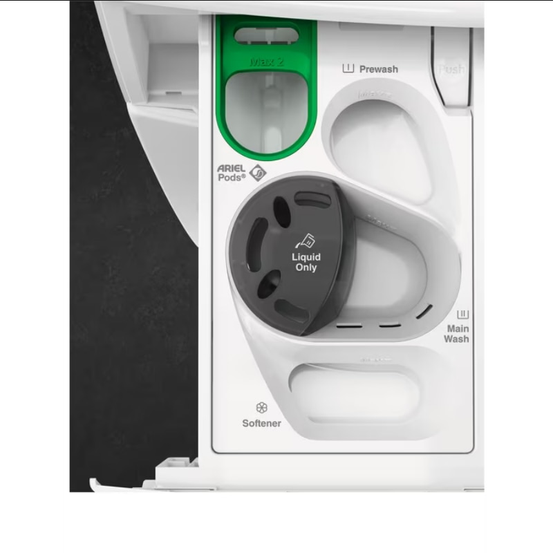Masina de spalat cu abur cu incarcare frontala AEG LFR71844UE UniversalDose, 8 kg, 1400 rpm, clasa energetica A, afisaj LED, alb
