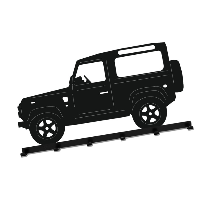Cuier, Otel, 50cm, Negru, LAND ROVER