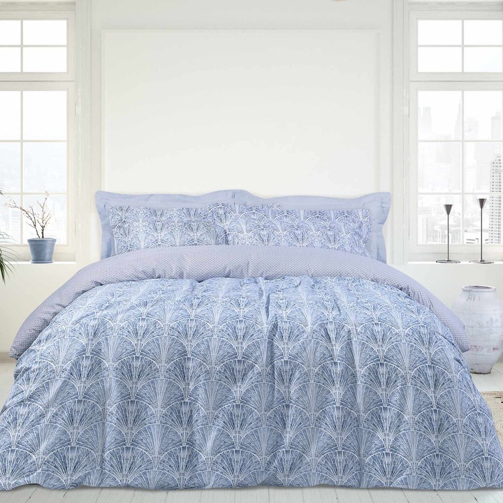 Patura de pat, Das Home Casual, 160x240 cm, Albastru 5404