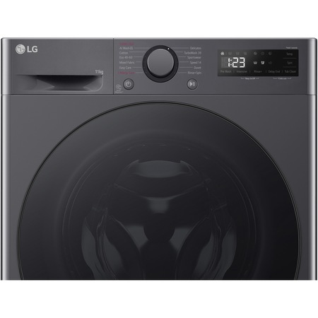Пералня LG F4WR511S2M, 11 кг, 1400 об/мин, Черен