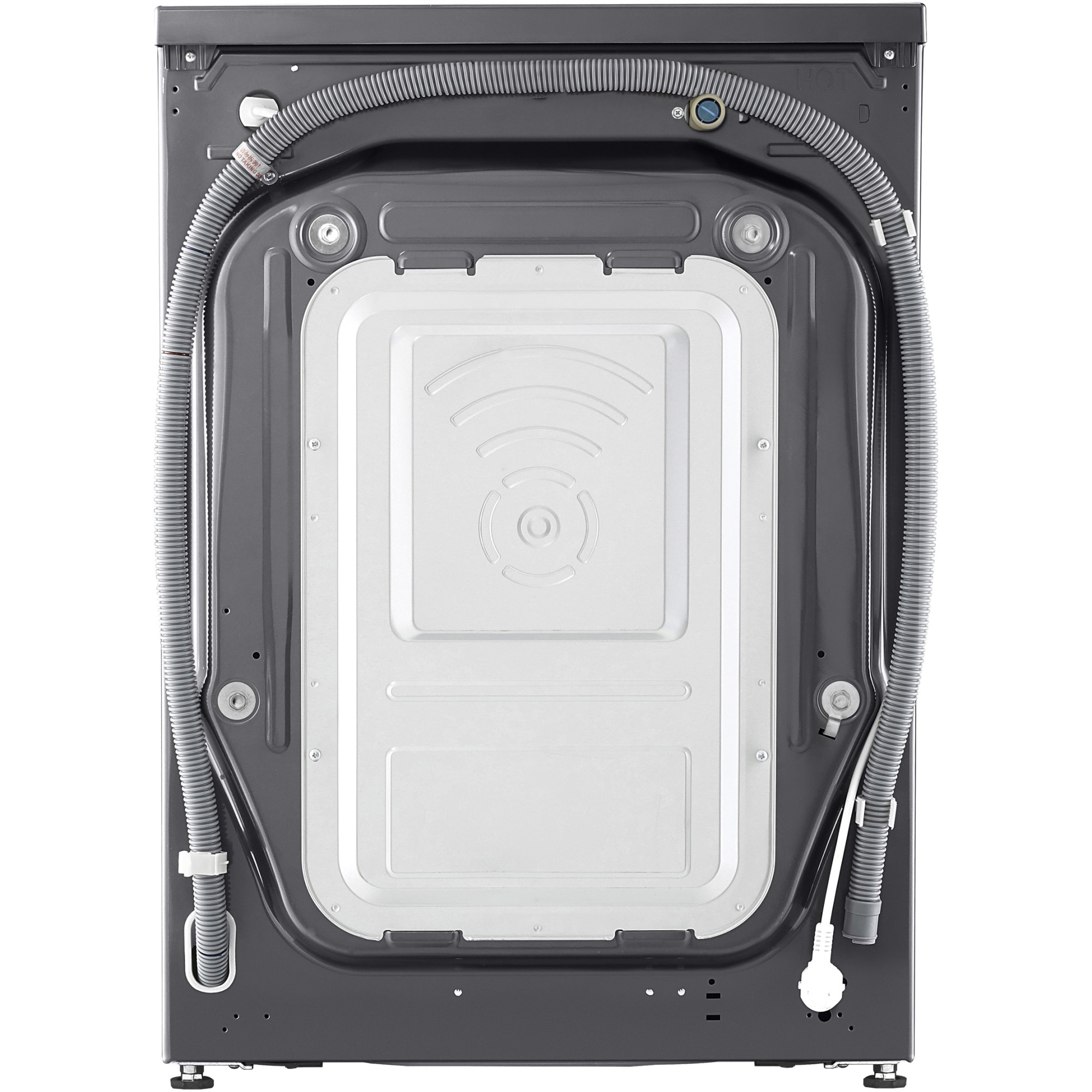 Masina de spalat rufe LG F4WR511S2M, 11 kg, 1400 rpm, Clasa A, Motor AI Direct Drive, TurboWash, Smart Diagnosis, Negru