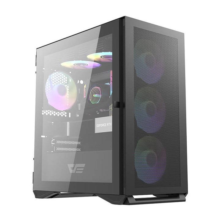 200409086 Кутия за компютър Darkflash DLM200 (черна)