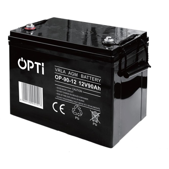 Батерия Volt Poland AGM OPTI 12V 90Ah, 201892242