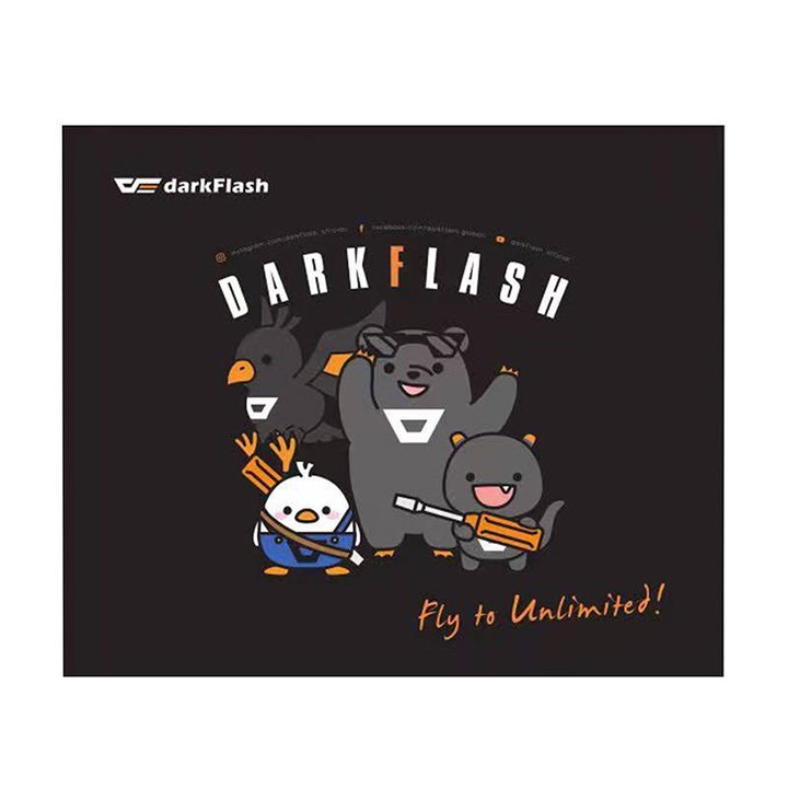 Подложка за мишка Darkflash, 30x25 см, многоцветна