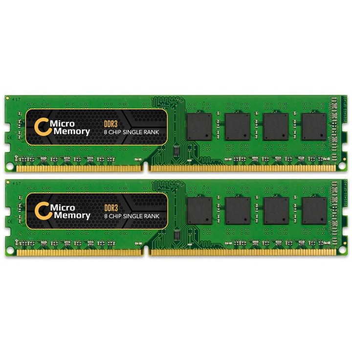 Set 2 module de memorie, CoreParts, 8 GB, 1600 Mhz, DDR3, Multicolor