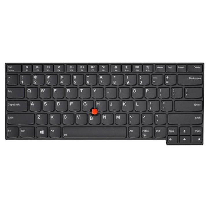 Стандартна клавиатура, Lenovo, Черна