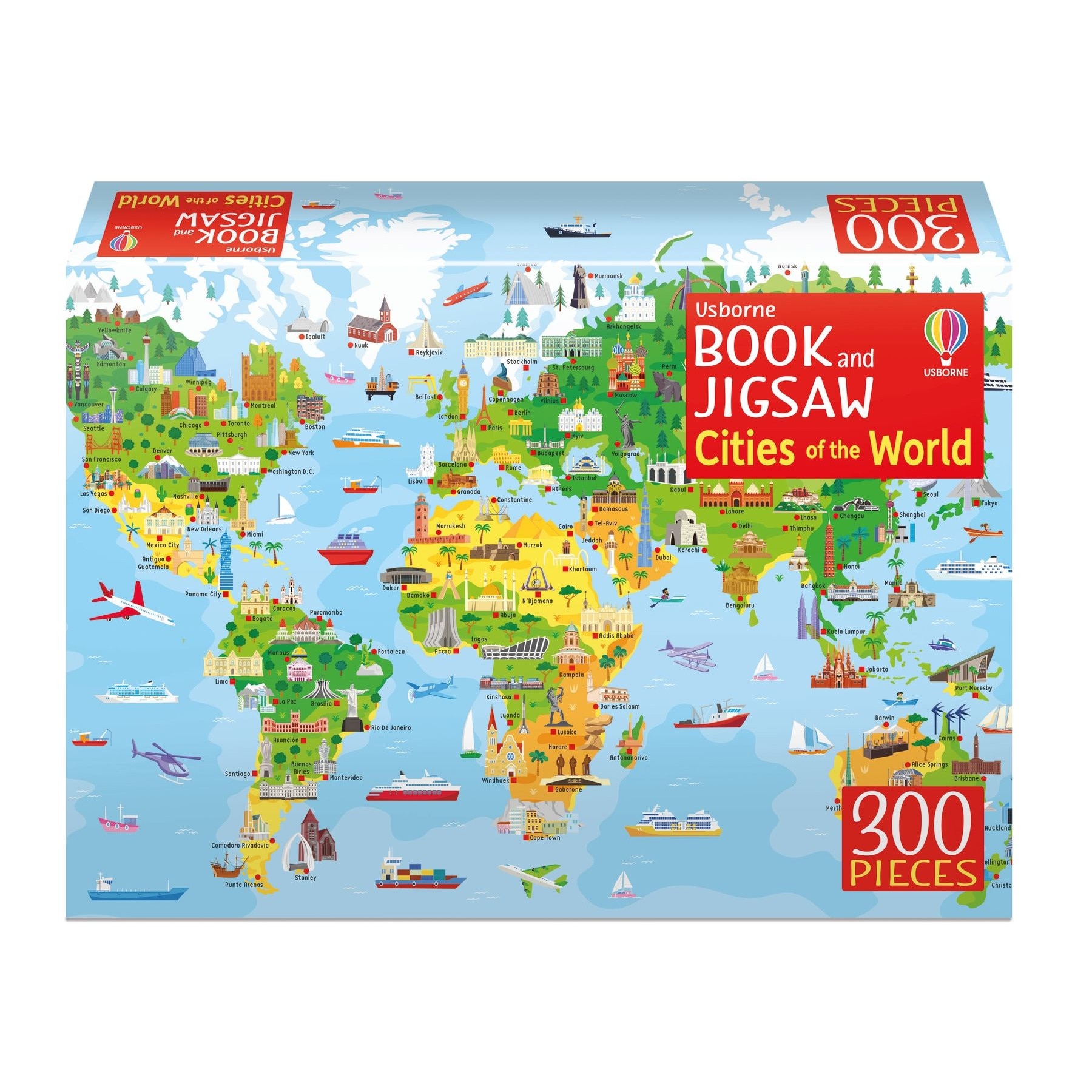 Buy Usborne Flag Of The World Book And Jigsaw Puzzle – 300 Pieces Book In Pakistan - Foto 6