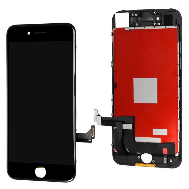 LCD екран на телефон, CoreParts, Съвместим с iPhone 7, черен