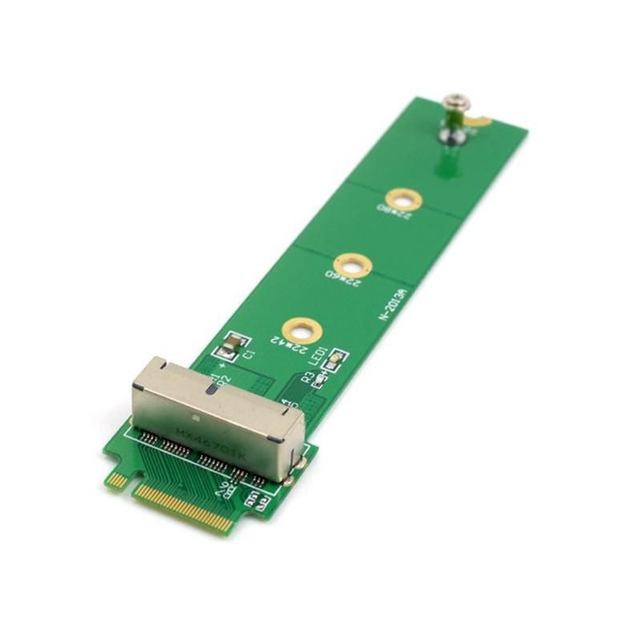 Adaptor, CoreParts, MacBook SSD, 12+16 PIN, NGFF, Verde