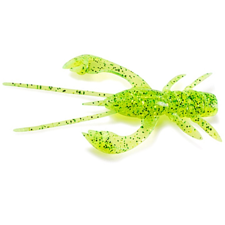 7 db-os puha rákcsali készlet FishUp Real Craw 3,8 cm 026 Flo Chartreuse Green