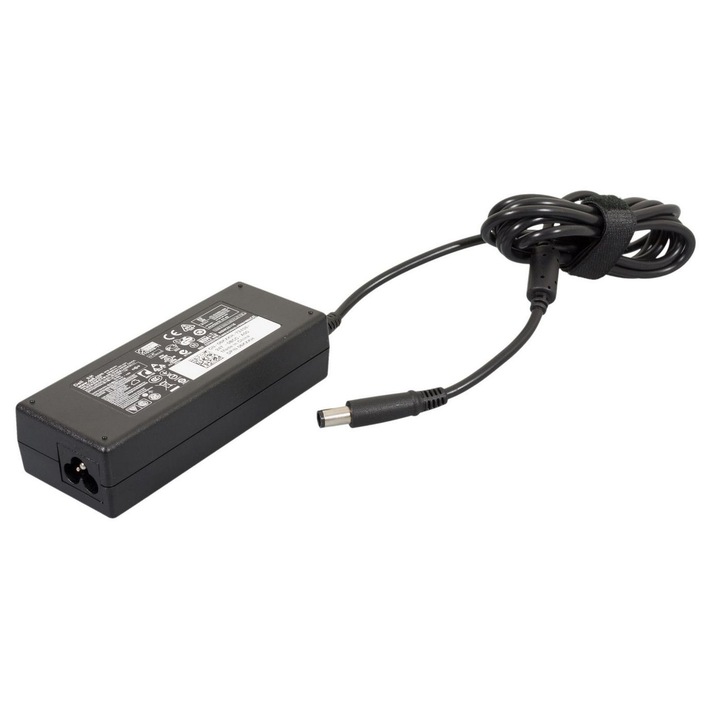 Incarcator laptop Dell, 90W, 19.5V, 3 pini, cablu de alimentare C5