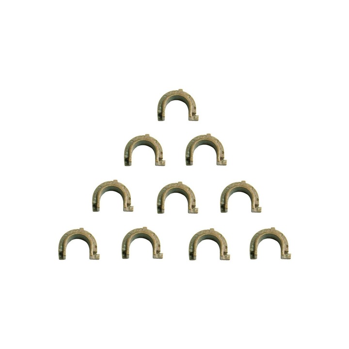 Комплект от 10 долни ролкови втулки, CoreParts, кафяви